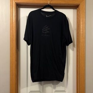 Under Armour Black Short Sleeve Loose Fit Men's Tee